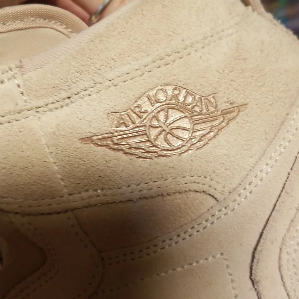 NIKE Air Jordan 10 Women Hightop Balarina Pink Suede Zip up EXCELLENT condition - Picture 11 of 17